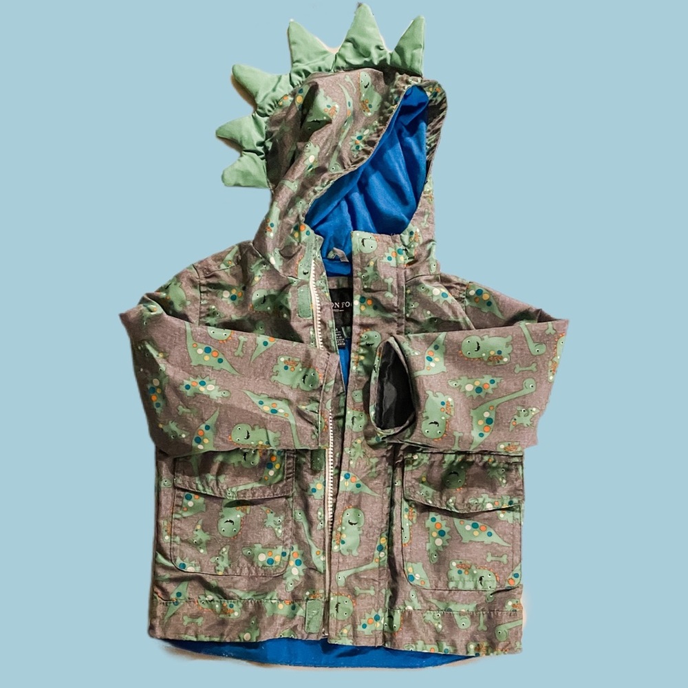Dinosaur Toddler Rain Jacket Sz 24M